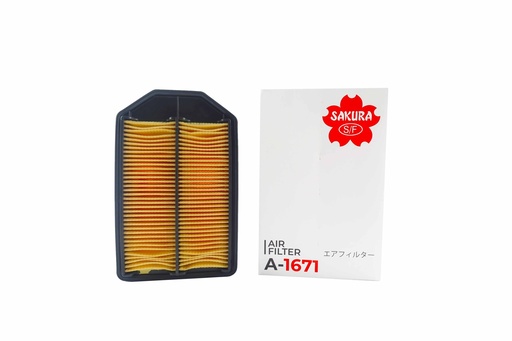 [CA0201000118] ซากุระ(Sakura) ไส้กรองอากาศ ฮอนด้า ซีอาร์-วี 2.4 2007-2011 A-1671 Standard