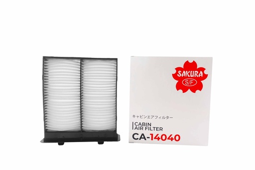 [CA0202000062] ซากุระ(Sakura) ไส้กรองแอร์ ซูซูกิ แครี่ 15 2020-2025,ซูซูกิ เอสเอ๊กซ์4 16 2011-2013 CA-14040 Standard