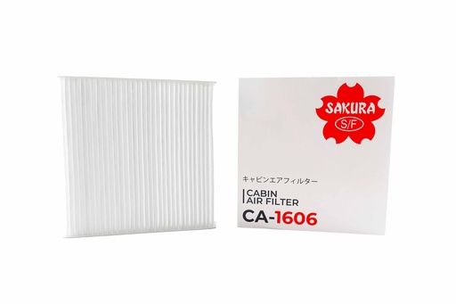 [CA0202000036] ซากุระ(Sakura) ไส้กรองแอร์ ฮอนด้า แอคคอร์ด 20/2.4/3.0/3.5 2003-2018,ฮอนด้า ซีวิค 1.8/2.0 2007-2015,ฮอนด้า ซีอาร์-วี 2.0/2.4 - 2007-2011 CA-1606 Standard