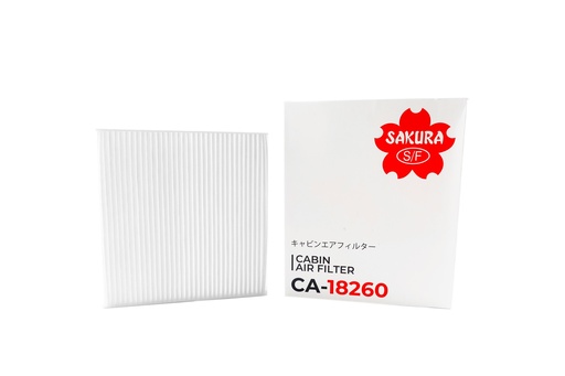 [CA0202000060] ซากุระ(Sakura) ไส้กรองแอร์ นิสสัน โน๊ต 1.2 2017-2025,นิสสัน เออร์แวน 3.0 2001-2011 CA-18260 Standard